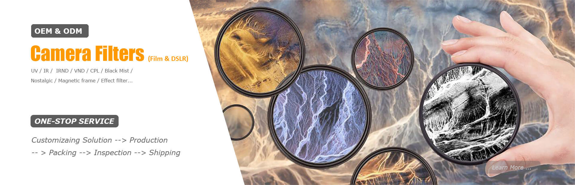 Kalite Kamera Lens Filtreleri Fabrika
