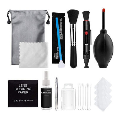 comprar 13 em 1 Kit de limpeza de lentes de câmera Conjunto portátil de limpeza DSLR Reutilizável para manutenção de câmera online manufacture