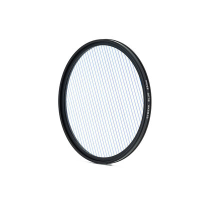 kopen Harsglas Speciale Effect Lens Filter Waterdicht Olie Proof Blauwe Streak Filter Met Nano Coating online manufacture