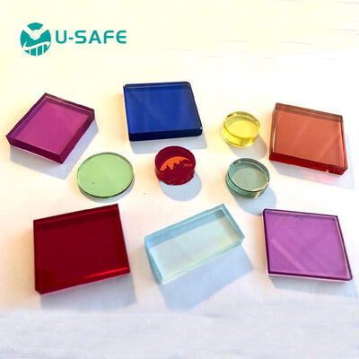 خرید پنجره نوری پوشانده شده با عینک کریستال زعفران با دقت بالا با شاخص کسر 1.434 online manufacture