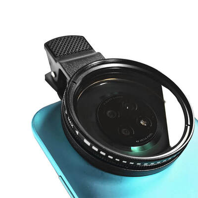 kopen 1 - 9 Stops 52mm Variabel ND-filter ND2-400 ND-filter voor telefooncamera online manufacture